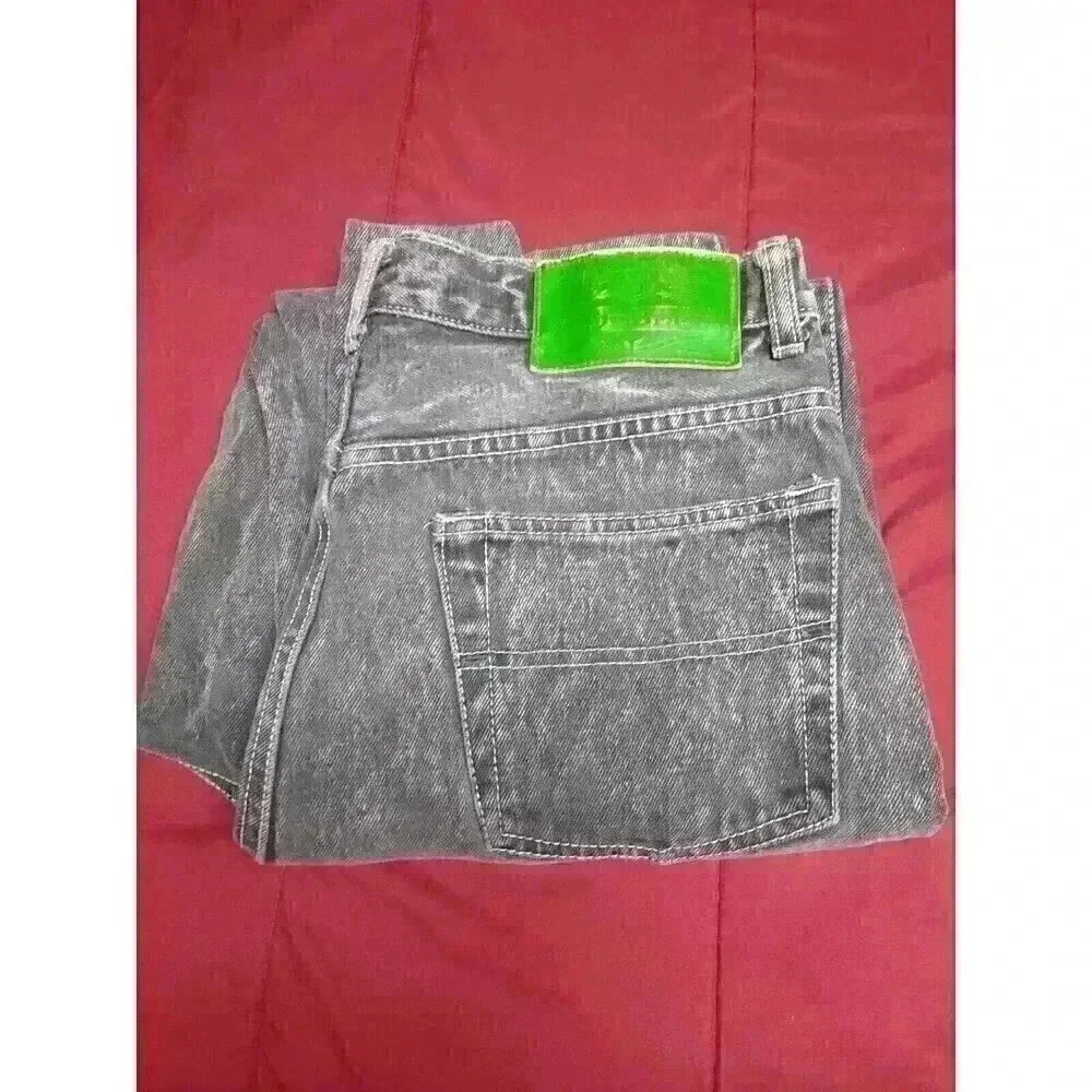 Vintage Code Bleu Acid Wash Jeans Size 36 RN#60038 Made In Hong Kong